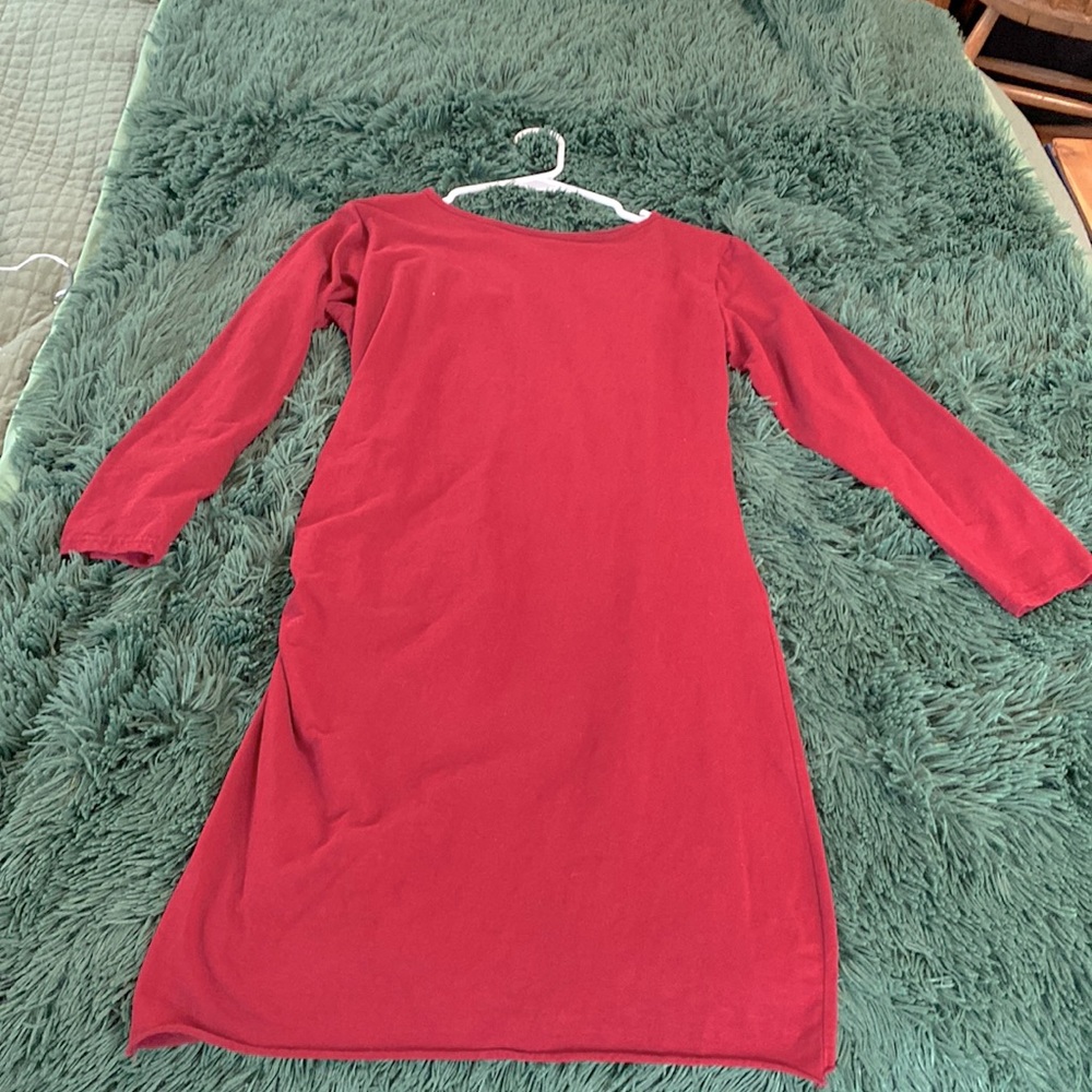 Merlot Long Sleeve Bodycon Dress